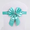 Sashes 1050pcs Chair Sashes Knot Ribbons Bows for Events Mariage Decor Wedding Decoration Banquet Christmas Belt Back Covers Outside 230616