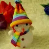 New Christmas LED Decorations Crystal Hat Snowman LED Night Light Random Color Nightlights Colorful Eye-lantern Christmas Gifts