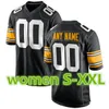 Troy Polamalu Hines Ward Jerome Bettis Franco Harris Justin Fields Russell Wilson Joey Porter Jr. T.J. Watt George Pickens Patrick Queen Najee Harris Football Jersey