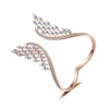 Bangle Female Heart-Shaped Open Bracelet Ladies Fashion Zircon Setting For Outgoing Dress Matching