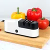 Sharpeners Electric Knife Sharpener USB Charging Automatic Grinder Household Wireless Fast Kitchen Tools 230616