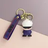 Keychains anime jujutsu kaisen pvc gojo itadori fushiguro kugisaki sukuna kawaii dollväska hängande fans presentkollektion