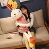 Bambole di peluche 80110130cm Adorabile animale gigante Morbido cartone animato Gambe lunghe Paddy Bunny Toy Coniglio Bambola Farcito Cuscino Fidanzate Regalo 230617