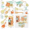 Sand Play Water Fun Outdoor Beach Toys Kid Toy Shovel Molds Bucket Set Hold Digging Tools Gift 230617