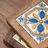 Mats Pads Acacia Wood Tiles Pot Mat Anti Scalding Plate Drink Coasters Wooden Trivet Frame for Tea Pots and Pans Pad Holders 230616