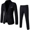 Men's Suits Blazers Men Blazers 3 Pieces Sets Business 2 Suits Vest Pants Blue Coats Wedding Formal Elegant Jackets Korean Luxury 230616