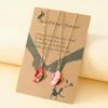 Pendant Necklaces 1Pair Trendy Cute Enamel Butterfly Necklace For Women Card Friendship Couple Animal Charm Beach Party Jewelry Dropship