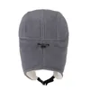 Chapeaux Écharpes Ensembles Connectyle Hommes Femmes Polaire Douce Chaud Hiver Sherpa Doublé Avec Visière Coupe-Vent Oreillette Neige Ski Skl Cap Dhgarden Dhb81