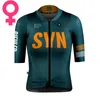 Camisas de ciclismo Tops verão ciclismo respirável camisa de manga curta feminina SYN roupa de bicicleta feminina roupas coloridas Race Team Riding Bike Shirts 230616