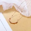 Kettingen Hemiston RoseGold kleine kralen ketting - ketting Bijoux sieraden cadeau voor vrouwen