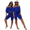 Women's Tracksuits 2023 Light Luxury High Chic Women's Clothing Fashion Casual Sexy Off-the-Shoulder Two-Piece