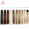 Hair Bulks Real Beauty Platinblond Brasilianische Gerade Webart Bundles 14" 28" Hight Ratio Extensions Braun 2 4 P6 613 230617