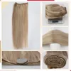 Машины для волос Moresoo Sew in Extensions Перететь человеческие пакеты машины 100 грамм двойной уток мягкий и шелковистый плетение прямо 230617