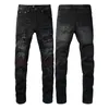 Jeans Masculino Buracos Calças Vintage Homem Lavado Calças de Motociclista Moda Casual Maduro Moderno Calça Jeans Hip Hop motocicleta jeans