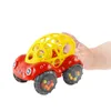 Moulé Sous Pression Modèle Bébé Voiture Poupée Jouet Berceau Main Attraper Cloche Anneaux Grip Gutta Inertial Slide Ball anti chute Jouets Cadeaux né 230617