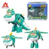 Toys Robots Super Wings Transformant Tino 5 pouces 3 modes Dinosaures Robot Airplane Formation Transformation Action Figure Kid Toy Gift 230616