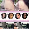 Morceaux de cheveux SKINLIKE Real HD Lace Frontal Melt Skins Straight invisible Closure Only Deep Wave Kinky Curly Water Human 230617