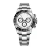 ROLEj panda horloge designer herenhorloge staal alle subdials 40 mm automatisch mechanisch uurwerk saffierglas keramische lunette zilver Dhgate horloges DAYTONAs jason007