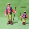 Action Toy Figures Realistic Hand Painted Statues Farm Staff Worker Farmer Figure PVC People Model Figurine Decor Decoration Accessories Toys 230617