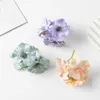 Dried Flowers 20PCS New Silk Hydrangea Wedding Garden Rose Christmas Garland Decorations for Home Diy Gifts Box Cherry Artificial