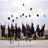 Chapéu alto unissex para adultos, festa de formatura escolar, com borlas, boné para universitários, mestre, doutor, chapéu acadêmico, boné para estudantes