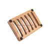 Tvålskålar trä bambuplastfat bricka hållare förvaring rack platta lådan behållare för baddusch badrum droppe leverans hem gard dhrln