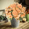 Dried Flowers Silk Roses Hydrangea Cheaper Artificial Wedding Party for Home Decoration Accessories Christmas Garland Scrapbook