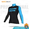 Cycling Shirts Tops Winter Cycling Jersey Women Jacket Thermal Fleece Sweatshirt Lady Bicycle Long Sleeve Tops Ropa Ciclismo Female Bike Training 230616