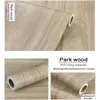 Wall Stickers Wood Grain PVC For Wardrobe Cupboard Table Furniture Waterproof Self Adhesive Wallpaper Home Decor Papers 230617