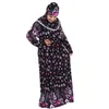 Ethic Clothing Dyspons Wysyłaj losową sukienkę muzułmańską Hidżab Ramadan Zestaw Arab Arab Dubai Head Scarfar Long Robe Islamic Party Suknia Calico Robe 230616