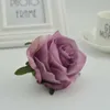 Flores secas 100 peças de alta qualidade, rosas de plástico de seda, parede para vasos, acessórios de decoração de casamento para casa, artificial barato