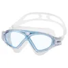 goggles Jiejia Big Frame Professionele Zwembril voor Mannen Vrouwen Zwembril Anti-condens HD Waterdichte Siliconen Duikbril voor volwassenen 230616