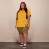 Fatos de treino femininos casuais com estampa de leopardo plus size camisetas soltas shorts femininos conjuntos de calças curtas de 2 peças roupas roupas de verão para mulheres