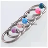 Nippelringar 100% G23 Titanium Hoop Clip Ball Studs Nosring Lip Piercing Body Jewelry for Men Women Drop Delivery DHQDR