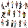 Action Toy Figures Realistic Hand Painted Statues Farm Staff Worker Farmer Figure PVC People Model Figurine Decor Decoration Accessories Toys 230617