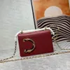 10A Top 1: 1 Sac à chaîne de qualité pour femme Sac à rabat classique Lettre en métal Sac à bandoulière unique En cuir Luxe Bracelet à pression magnétique Numéro de série Sac de créateur michafl_kops