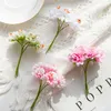 Dried Flowers 6/24PCS Artificial Silk Carnation Christmas Decorations for Home Wedding Decorative Wreaths Garden Autumn DIY Candy Box