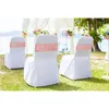 SASHES 1050PCS Sequin Chair Cover Cover Wedding Decoration Banquet Party Party Festival Firstfival Home Decord Stretch Spandex 230616