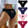 Women's Panties Spades Queen Lace Transparent Sexy Lingerie Naughty Underwear For Women Personalized Girls Cotton Briefs