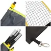 Volants de badminton Filet portable avec support Sac de transport Pliant Volley-ball Tennis Configuration facile pour OutdoorIndoor 230616