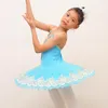 Vêtements de scène robe de Ballet professionnelle pour les filles Swan Lake Tutu jupes Costumes de danse du ventre princesse crêpe Dancewear