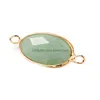 Pendant Necklaces Cut Double Hanging Stone 13X18Mm Accessories Gold Wrapped Oval Quartz Gemstone For Women And Men Jewelry Making Dr Dh2O4