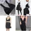 Vestidos casuales básicos Triangle Badge Womens Party Y Nightclub Tube Top Dress Ladies Chaleco Faldas Drop Delivery Ropa Ropa Dht5F