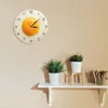 Wall Clocks Fried Egg 3D Clock Modern Design Breakfast Theme Simple Home Kitchen Dining Room Living Decoration