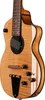 Turner Model 1-C-LB Lindsey Buckingham Doğal Alev Akçaağaç Üst Sırt Yarı İçi İçi Boş Elektrikli Gitar Maun Vücut, Laminasyon Topuk Kapağı, Dot Kakil Goths Tuner
