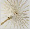 Parasols de mariage nuptiale haut de gamme Parapluies en papier blanc Mini parapluie artisanal chinois Parapluies de mariage de 4 diamètres 20 30 40 60cm Simple