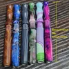 Nieuwe Metalen Pijp Sigaret Roken One Hitter Bats Kruid Aluminium Dugout Snuff Snorter Houder Accessoires Tabak Hand Pijpen 100 stks/partij