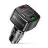 PD 20W QC3.0 Car Charger Type C 3.1A 38W Fast Charging 2 3 4 5 6 Ports USB Charge For iPhone Xiaomi Huawei Phone Adapter