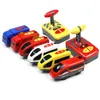 Electric Track RC 전기 열차 세트 캐리지 사운드 및 라이트 익스프레스 트럭 적합 나무 트랙 어린이 전기 장난감 어린이 장난감 230616
