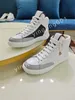 New top Fashion White Black Leather Vitello Sneakers Scarpe Comfort Outdoor Trainers Donna e uomo Casual Walking